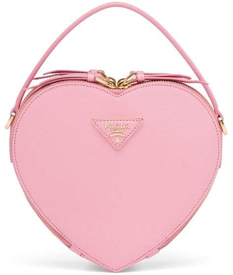 prada black heart bag|Prada heart shaped bag.